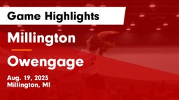 Millington  vs Owengage Game Highlights - Aug. 19, 2023