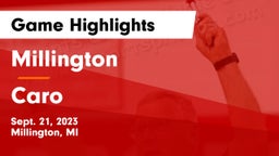 Millington  vs Caro Game Highlights - Sept. 21, 2023