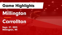 Millington  vs Carrollton  Game Highlights - Sept. 27, 2023