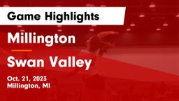 Millington  vs Swan Valley  Game Highlights - Oct. 21, 2023