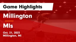 Millington  vs Mls Game Highlights - Oct. 21, 2023