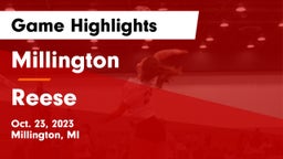 Millington  vs Reese  Game Highlights - Oct. 23, 2023