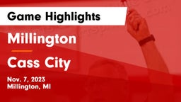 Millington  vs Cass City  Game Highlights - Nov. 7, 2023