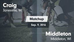 Matchup: Craig vs. Middleton  2016