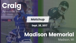 Matchup: Craig vs. Madison Memorial  2017