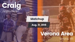 Matchup: Craig vs. Verona Area  2018