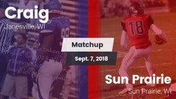 Matchup: Craig vs. Sun Prairie 2018