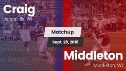 Matchup: Craig vs. Middleton  2018