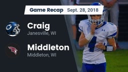 Recap: Craig  vs. Middleton  2018