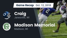 Recap: Craig  vs. Madison Memorial  2018