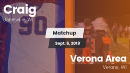 Matchup: Craig vs. Verona Area  2019