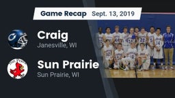 Recap: Craig  vs. Sun Prairie 2019