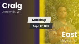 Matchup: Craig vs. East  2019
