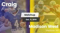 Matchup: Craig vs. Madison West  2019