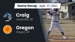 Recap: Craig  vs. Oregon  2021
