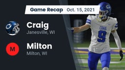 Recap: Craig  vs. Milton  2021