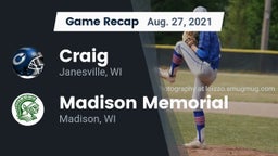 Recap: Craig  vs. Madison Memorial  2021