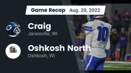 Recap: Craig  vs. Oshkosh North  2022