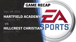 Recap: Hartfield Academy  vs. Hillcrest Christian  2015