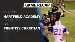 Recap: Hartfield Academy  vs. Prentiss Christian  2015