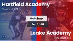 Matchup: Hartfield Academy vs. Leake Academy  2017