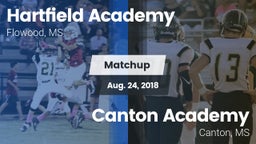 Matchup: Hartfield Academy vs. Canton Academy  2018
