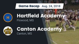 Recap: Hartfield Academy  vs. Canton Academy  2018