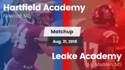 Matchup: Hartfield Academy vs. Leake Academy  2018