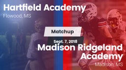 Matchup: Hartfield Academy vs. Madison Ridgeland Academy 2018