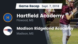 Recap: Hartfield Academy  vs. Madison Ridgeland Academy 2018