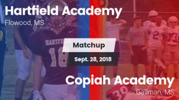 Matchup: Hartfield Academy vs. Copiah Academy  2018
