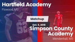 Matchup: Hartfield Academy vs. Simpson County Academy 2018