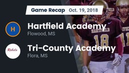 Recap: Hartfield Academy  vs. Tri-County Academy  2018