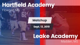 Matchup: Hartfield Academy vs. Leake Academy  2019
