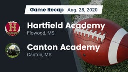 Recap: Hartfield Academy  vs. Canton Academy  2020