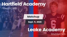 Matchup: Hartfield Academy vs. Leake Academy  2020