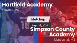 Matchup: Hartfield Academy vs. Simpson County Academy 2020