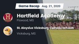 Recap: Hartfield Academy  vs. St. Aloysius Vicksburg Catholic Schools 2020