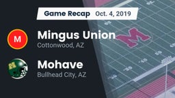 Recap: Mingus Union  vs. Mohave  2019