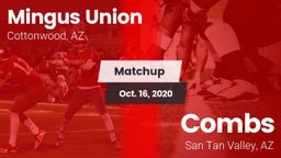 Matchup: Mingus vs. Combs  2020