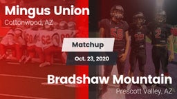 Matchup: Mingus vs. Bradshaw Mountain  2020