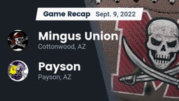 Recap: Mingus Union  vs. Payson  2022