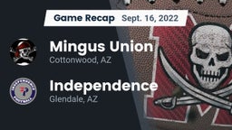 Recap: Mingus Union  vs. Independence  2022