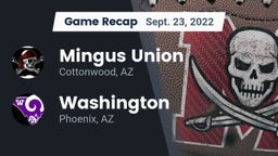 Recap: Mingus Union  vs. Washington  2022
