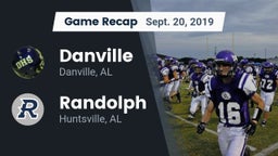 Recap: Danville  vs. Randolph  2019