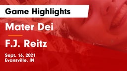 Mater Dei  vs F.J. Reitz  Game Highlights - Sept. 16, 2021