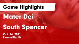 Mater Dei  vs South Spencer  Game Highlights - Oct. 14, 2021