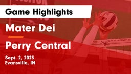 Mater Dei  vs Perry Central  Game Highlights - Sept. 2, 2023