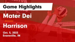 Mater Dei  vs Harrison Game Highlights - Oct. 5, 2023
