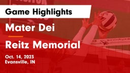 Mater Dei  vs Reitz Memorial  Game Highlights - Oct. 14, 2023